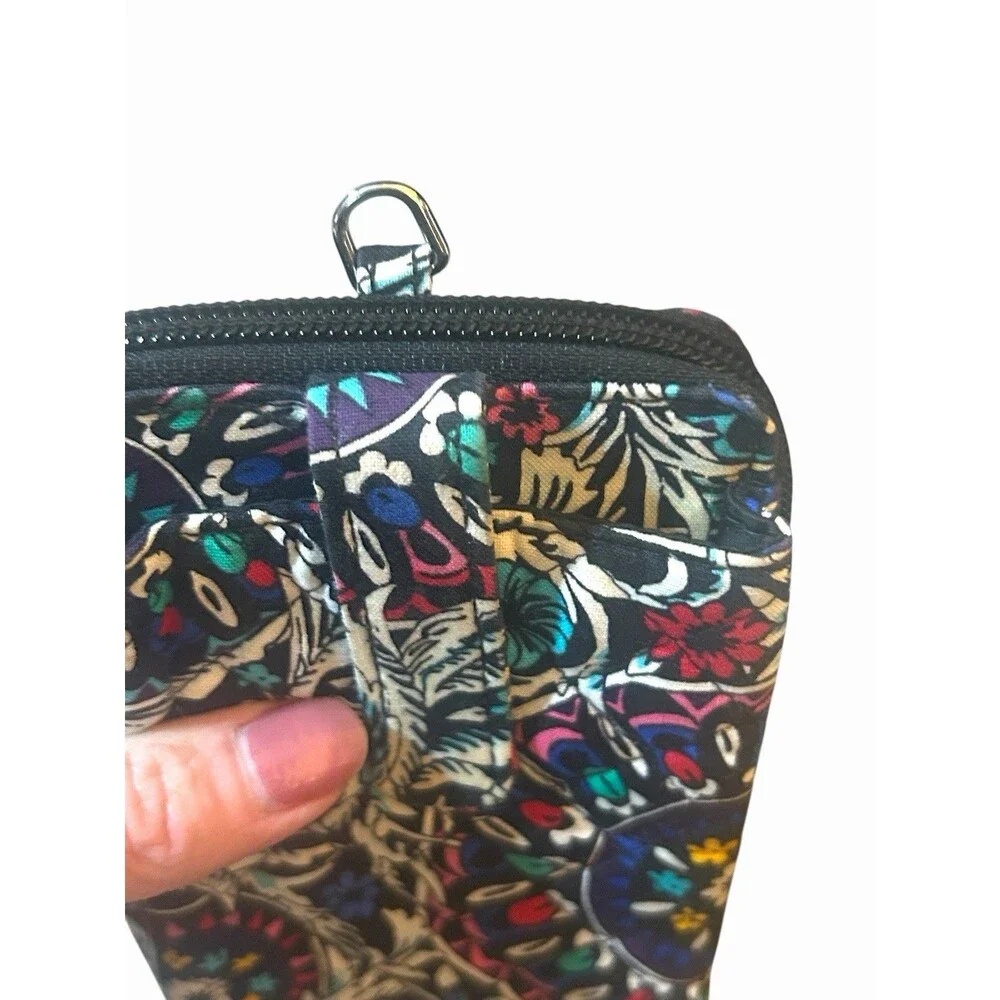 Vera Bradley RFID Smartphone Wristlet Stained Glass Medallion Print - Picture 2 of 8